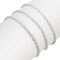 JewelrySupply Flat Cable Link Chain 2.8mm .925 Sterling Silver (Priced per Foot)